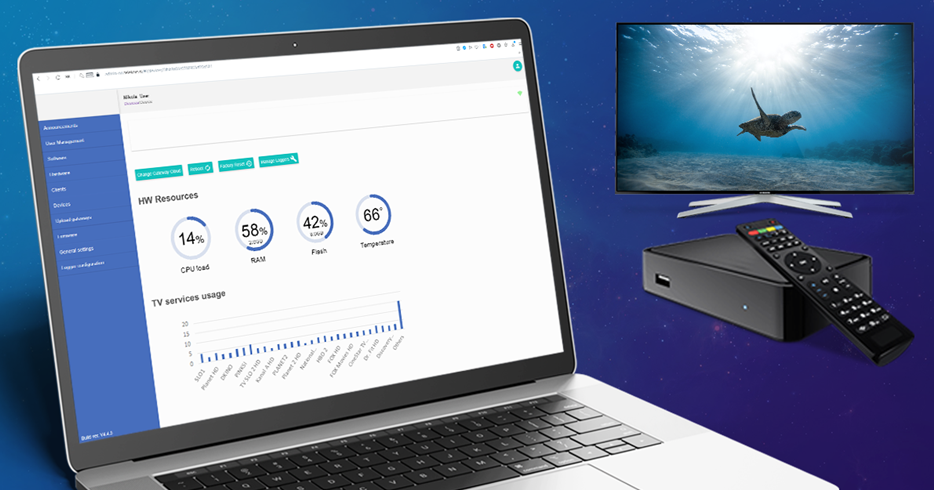 news oblo technology tech iot dashboard set-top box smart remote control monitoring cpe device industrial iot technology si services